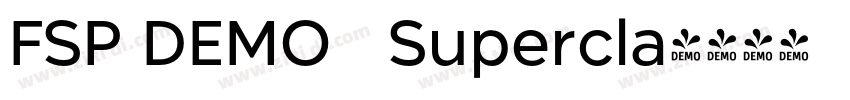 FSP DEMO   Supercla字体转换